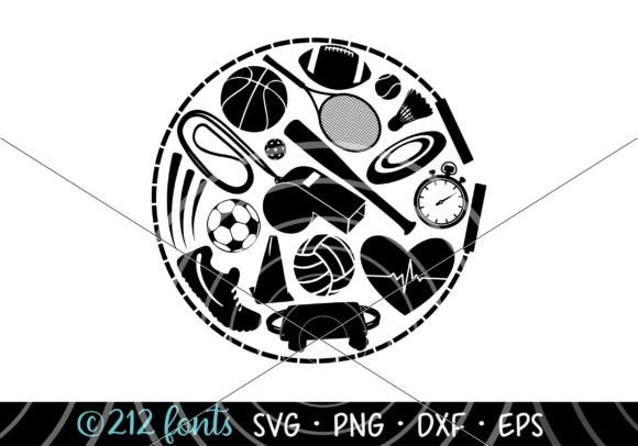 Bringing Energy to Design with PE Physical Education Teacher SVG PNG Graphics