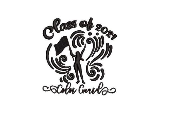 Class of 2021 Color Guard: Preserving Memories Through Creative Embroidery