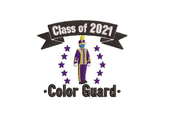 Commemorating Resilience: The Class of 2021 Marching Band Embroidery Design