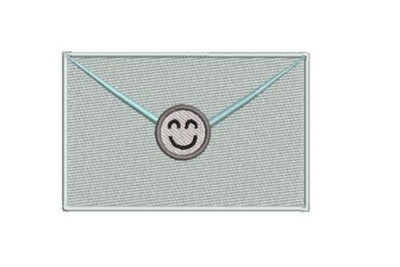 Envelope with Happy Post Seal: A Charming Addition to Your Embroidery Collection