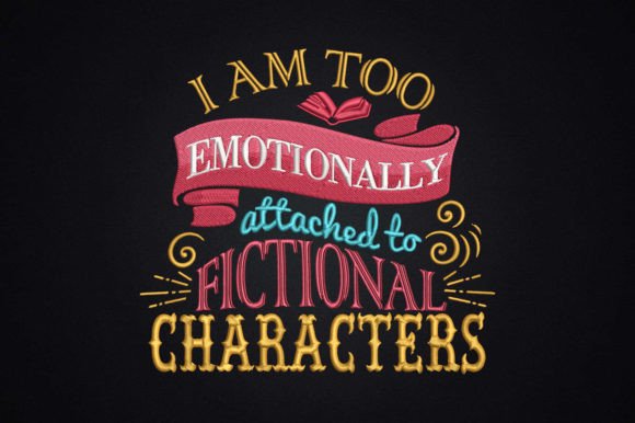 I Am Too Attached to Fictional Characters: Evaluating the Appeal and Practicality of This Embroidery Design