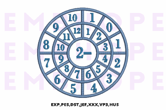 Minus Wheel 2: Engaging Math Through Embroidery