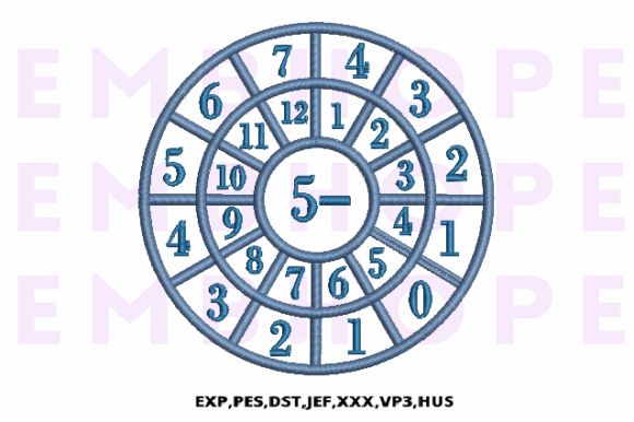 Minus Wheel 5: A Practical Guide to Integrating Math Embroidery Designs in Educational Settings