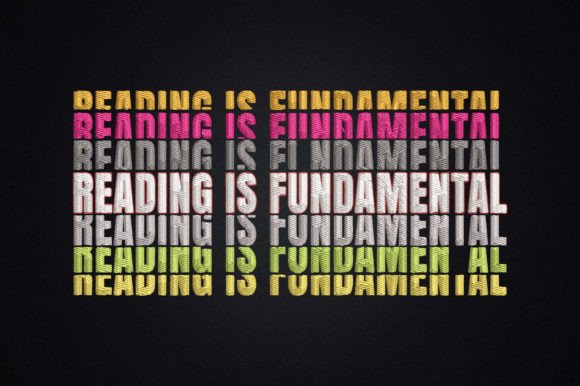 Reading is Fundamental Geeky Bookworm: Elevating Your Embroidery Projects with Precision
