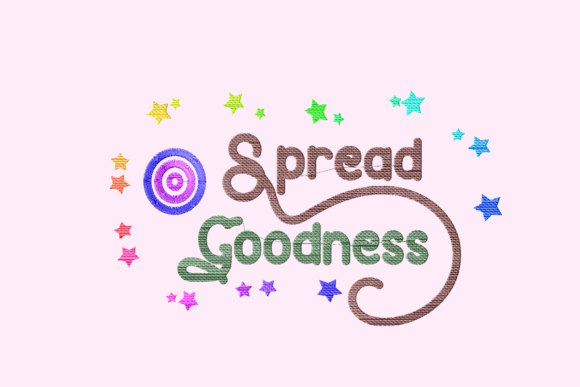 Spread Goodness: Elevating Everyday Textiles with Meaningful Machine Embroidery